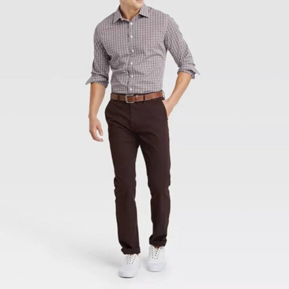 Goodfellow Black Men's Slim Hennepin Chino - Size 33x30 - Picture 5 of 5